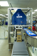 The high-speed automatic casepacker based on Quin's Rtheta technology in ...